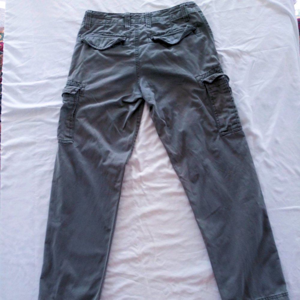 Men's ARIZONA Cargo Jeans pants 29x30 Olive Green